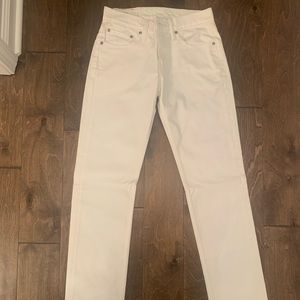 Men’s white jeans Levi Strauss never worn